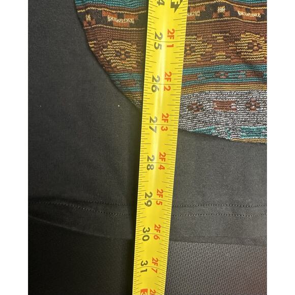 Vtg Plus No Boundaries Black Too With Attached Vest Western Boho Size 24 - Picture 6 of 6